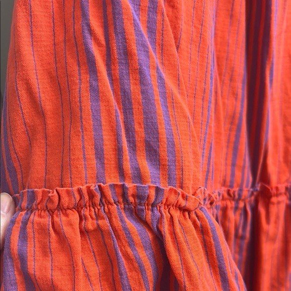 Vibrant Striped Sleeveless Dress - Picture 3 of 5